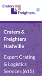 Mobile Screenshot of cratersandfreightersnashville.com